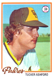 1978 Topps Baseball Cards      116     Tucker Ashford RC